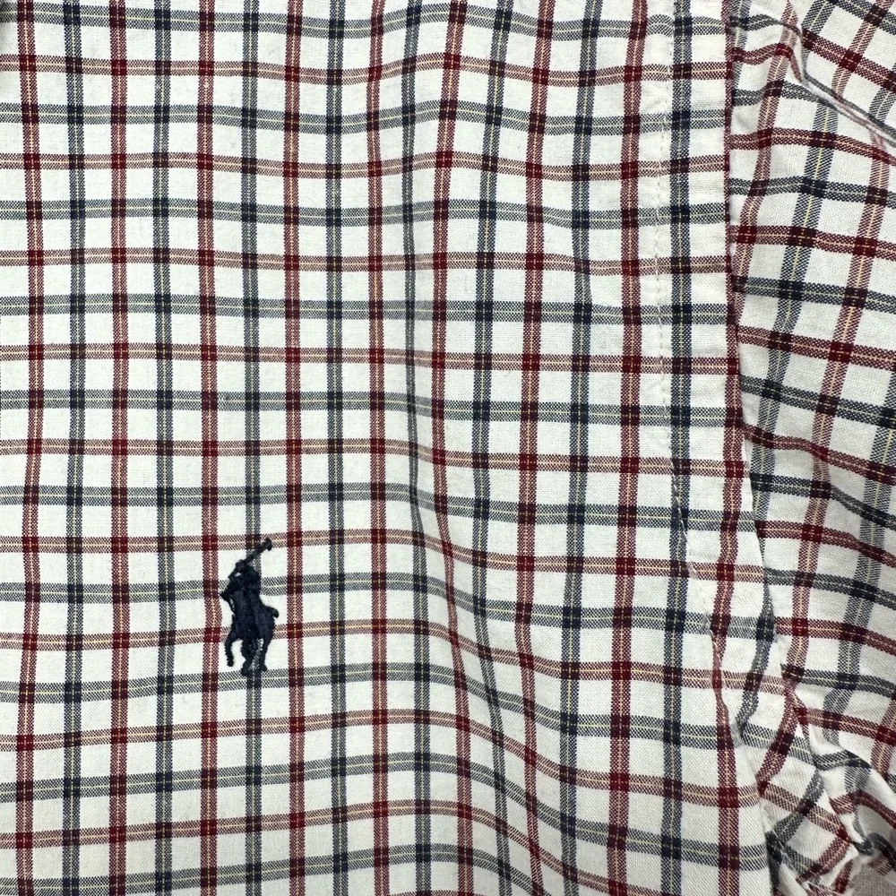 Ralph Lauren Shirt Youth Plaid Classic Long Sleeve Button Down Size 7‎